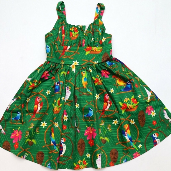 Disney Other - Disney Dress Shop Tiki Room Birds Kids Dress